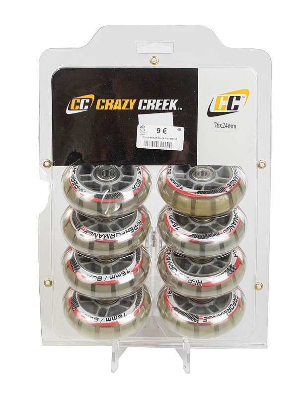 CRAZY CREEK rullaluistinpyörät, 8 kpl - Muut urheiluvälineet ja vapaa-aika - 10105424998 - 0