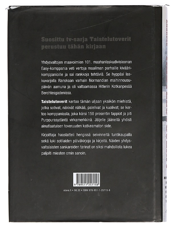 Taistelutoverit : Normandian maihinnoususta Hitlerin kotkanpesään - Ambrose, Stephen E. - Elämäkerrat ja muistelmat - 10105425004 - 1