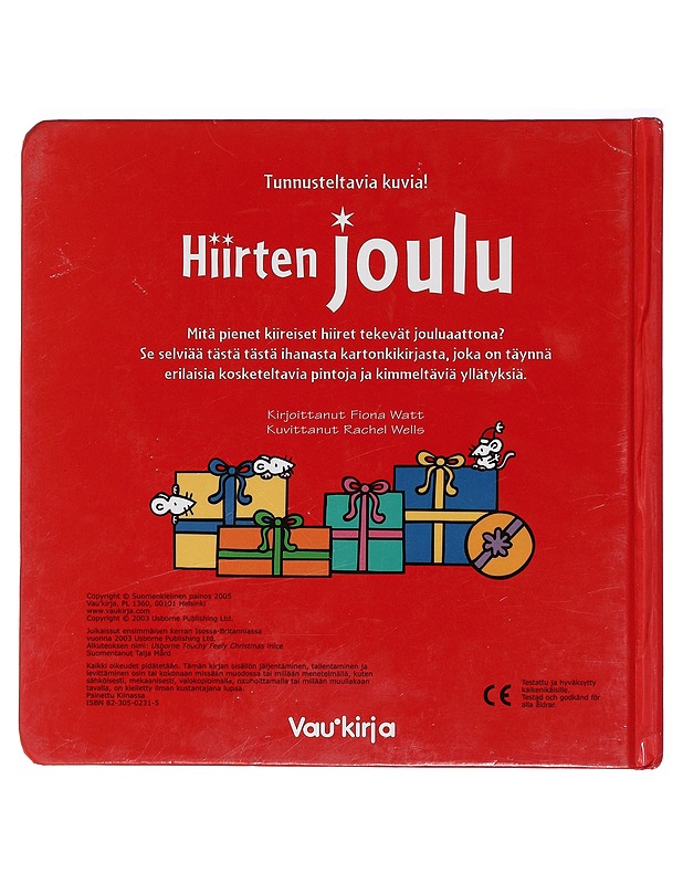 Hiirten joulu - Watt, Fiona - Lastenkirjat - 10105425015 - 1