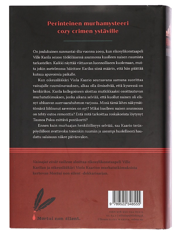 Vainajat eivät vaikene -Sari Rainio, Juha Rautaheimo - Kaunokirjallisuus - 10105425059 - 1