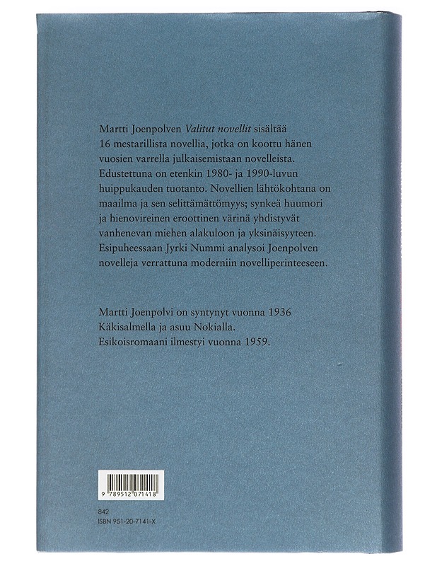 Valitut novellit - Martti Joenpolvi - Romaanit ja novellit - 10105425106 - 1