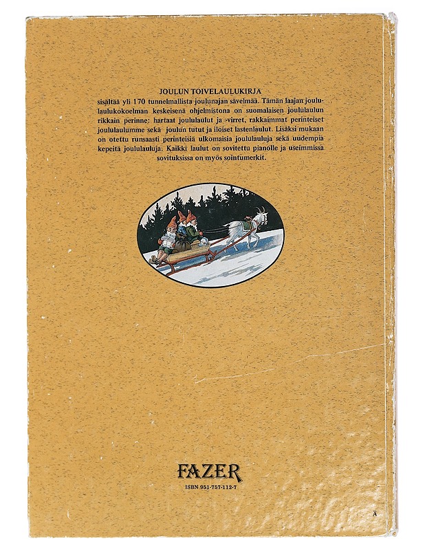 Joulun toivelaulukirja - Heikkilä, Olli - Joulukirjat - 10105425123 - 1