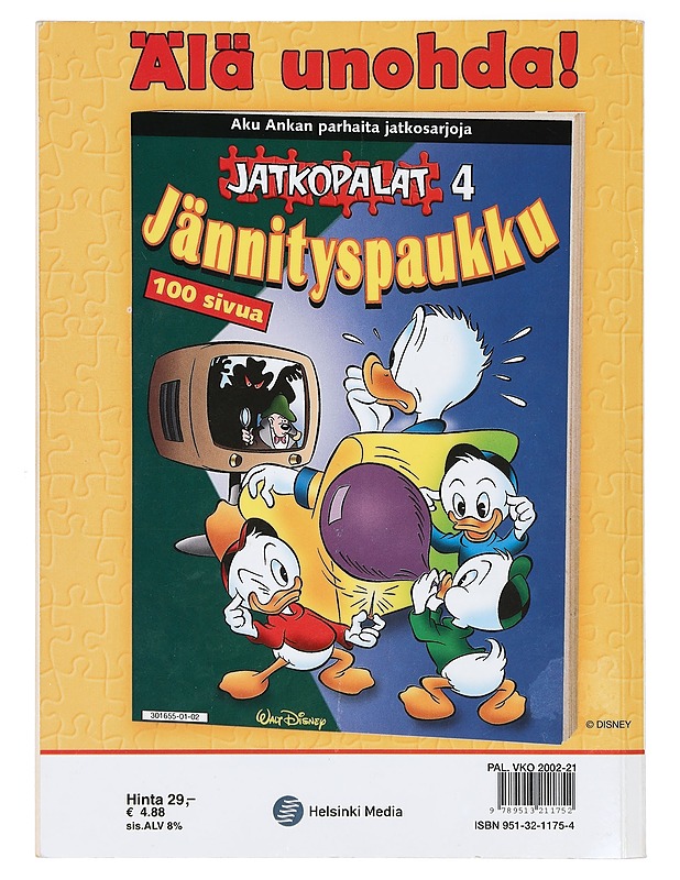 Joulu-Aku : pukin pikku apuri : silkkaa sarjakuvaa - Disney, Walt - Sarjakuvat - 10105425137 - 1