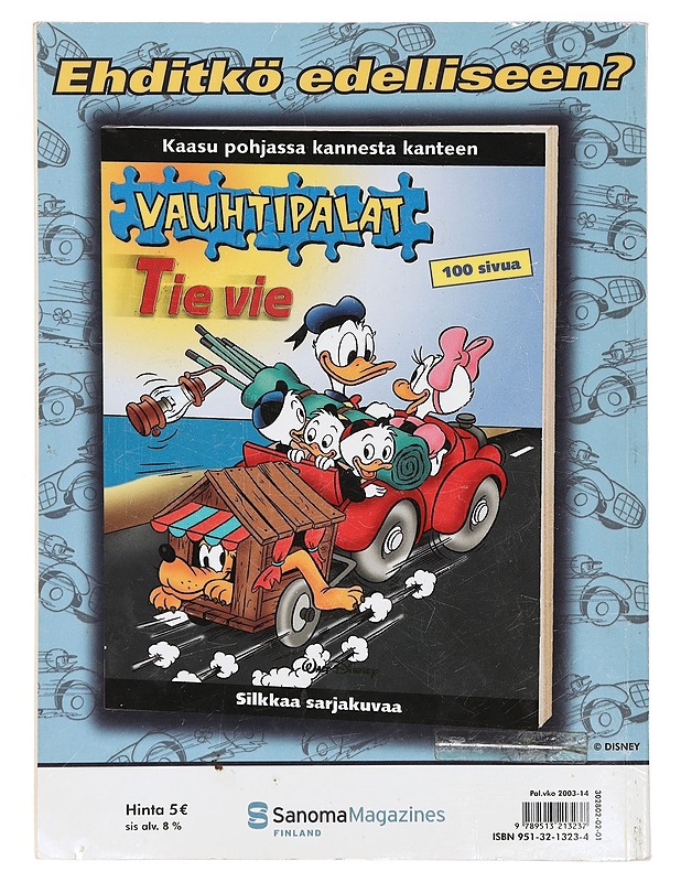 Joulu-Aku : vilinää, vilskettä : silkkaa sarjakuvaa - Disney, Walt - Sarjakuvat - 10105425139 - 1