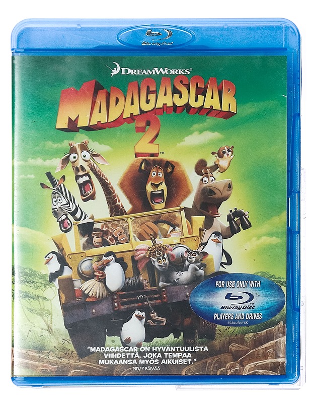 Madagascar 2 - Blu-Ray - Blu-ray-levyt - 10105425179 - 0