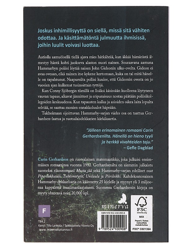 Hyvä haltija - Gerhardsen, Carin - Kaunokirjallisuus - 10105425181 - 1