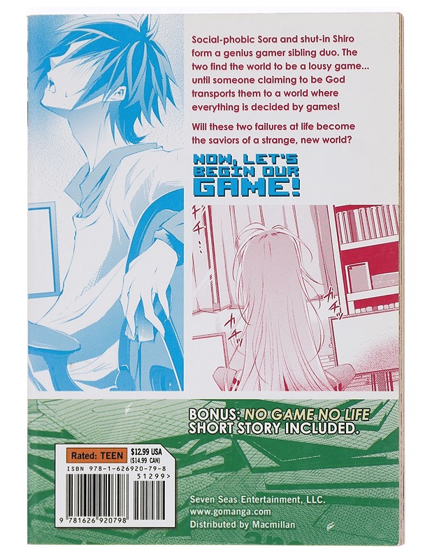 No game, no life. 1 - Kamiya, Yuu - Sarjakuvat - 10105425191 - 1