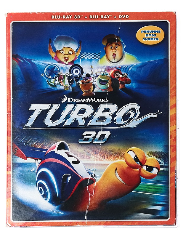 Turbo 3D-Blu-Ray + DVD - Blu-ray-levyt - 10105425195 - 0