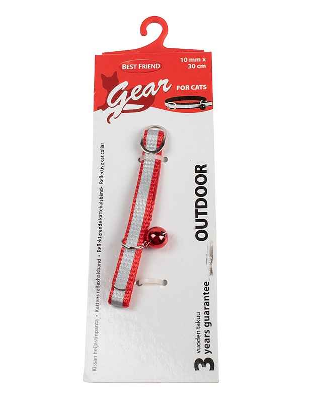 BEST FRIEND Kissan heijastinpanta kulkusella - Lemmikkitarvikkeet - 10105425219 - 0