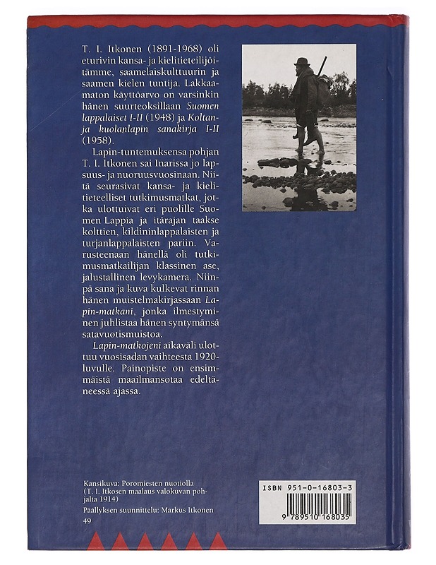 Lapin matkani - T. I. Itkonen - Elämäkerrat ja muistelmat - 10105425234 - 1