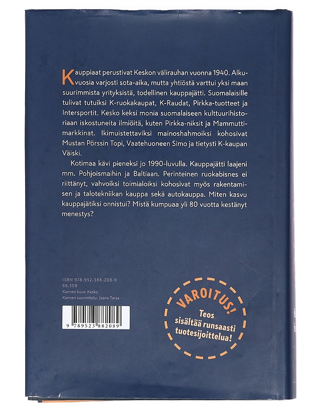 Rohkea kauppajätti : Keskon historia - Anitra Komulainen - Historiakirjat - 10105425261 - 1