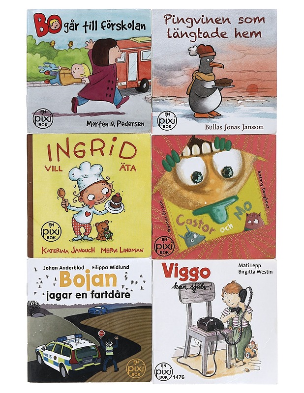 EN PIXI BOK taskukirjat, 6 kpl - Lastenkirjat - 10105425260 - 0