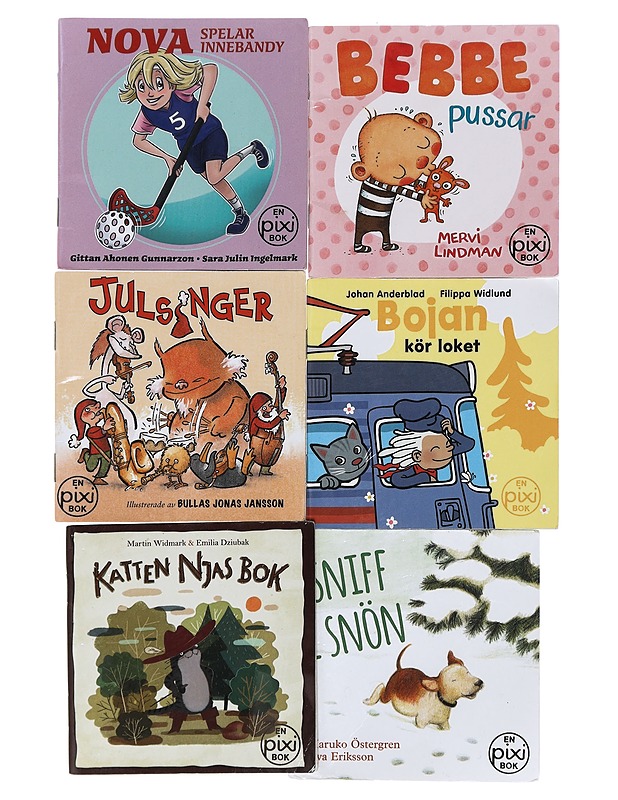 EN PIXI BOK taskukirjat, 6 kpl - Lastenkirjat - 10105425267 - 0