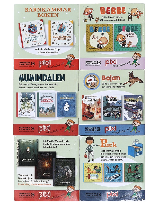 EN PIXI BOK taskukirjat, 6 kpl - Lastenkirjat - 10105425267 - 1