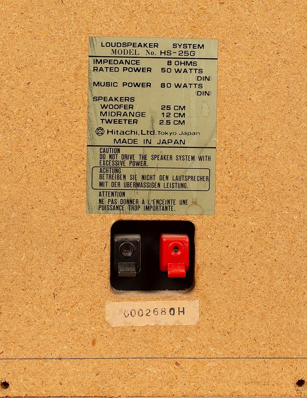 HITACHI HS-25G kaiutinpari - Viihde-elektroniikka - 10105425289 - 2
