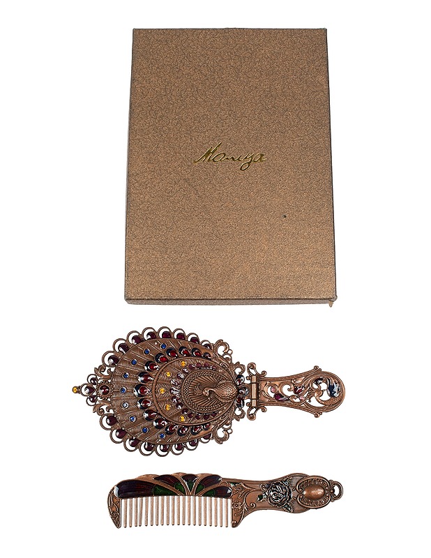 MANIYA taitettava peili ja kampa - Koriste-esineet - 10105425320 - 0