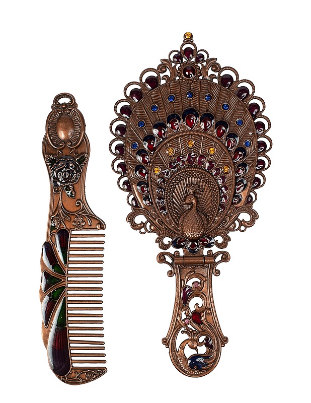 MANIYA taitettava peili ja kampa - Koriste-esineet - 10105425320 - 1