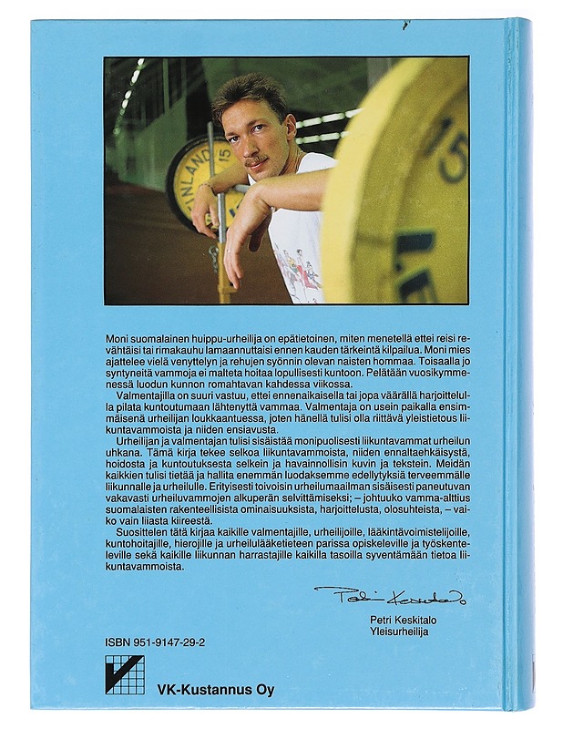 Urheiluvammat : ennaltaehkäisy, hoito ja kuntoutus - Ahonen, Jarmo - Tietokirjat ja oppaat - 10105425341 - 1