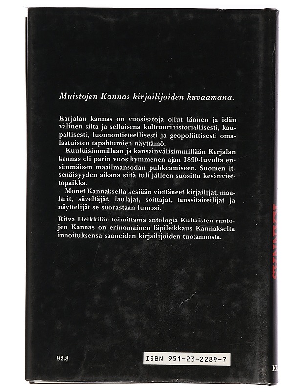 Kultaisten rantojen Kannas : kuvauksia Terijoen maisemista ja ihmisistä - Heikkilä, Ritva - Elämäkerrat ja muistelmat - 10105425360 - 1