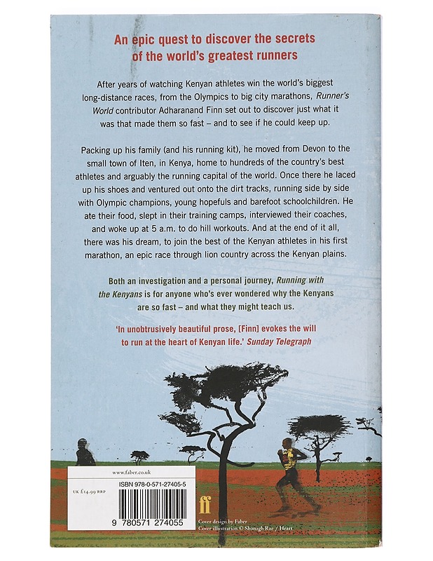 Running with the Kenyans : discovering the secrets of the fastest people on Earth - Adharanand Finn - Elämäkerrat ja muistelmat - 10105425370 - 1