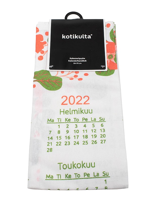 KOTIKULTA Kalenteripyyhe 2022, 50 x 70 cm - Keittiötekstiilit - 10105425414 - 0