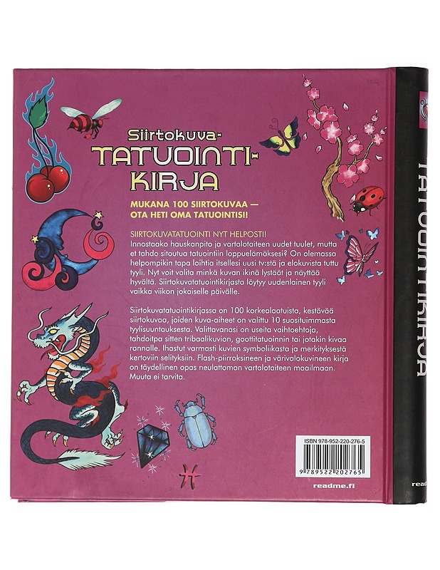 Siirtokuvatatuointeja tytöille - Anita Rattigan, Betsy Badwater - Nuorten kirjat - 10105425472 - 1