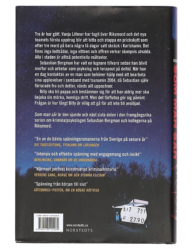 Som man sår / kriminalroman - Hjorth, Michael - Jännitys ja dekkarit - 10105425490 - 1