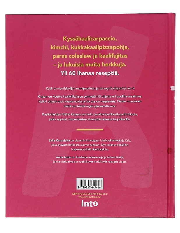 K niinkuin kaali - Korpela, Salla - Ruokakirjat - 10105425502 - 1