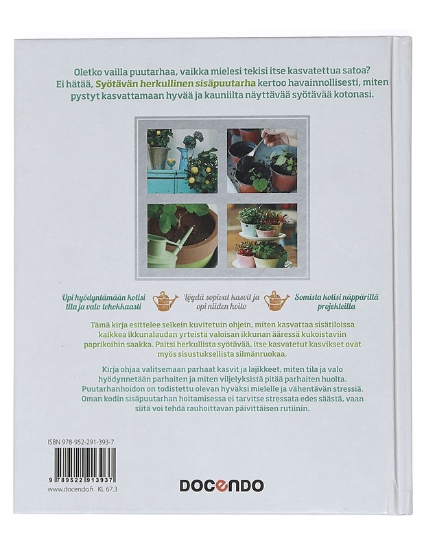 Syötävän herkullinen sisäpuutarha - Allaway, Zia - Tietokirjat ja oppaat - 10105425530 - 1