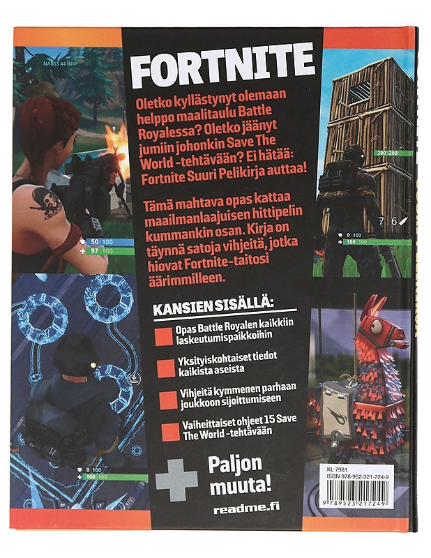 Fortnite : suuri pelikirja : Battle Royale + Save the World - Collins, Barry - Tietokirjat ja oppaat - 10105425546 - 1