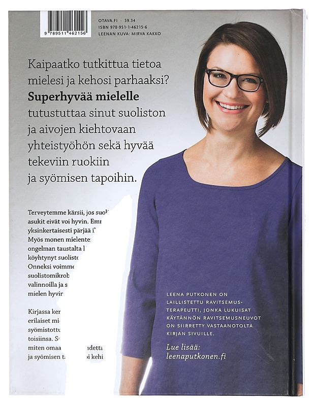 Superhyvää mielelle : nauti ruoasta, helli suolistoa - Leena Putkonen - Tietokirjat ja oppaat - 10105425552 - 1