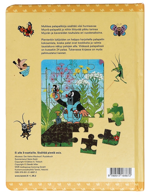 Myyrän suuri palapelikirja - Miler, Zden?k - Lastenkirjat - 10105425553 - 1
