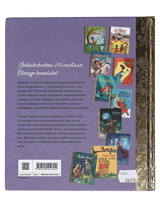 Disneyn kultainen juhlakirja - Kumpulainen, Sari - Lastenkirjat - 10105425575 - 1