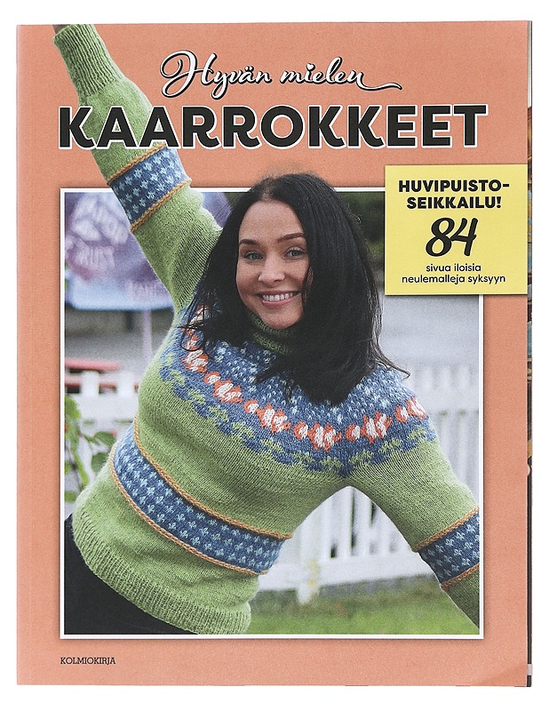 Hyvän mielen KAARROKKEET huivipuisto seikkailu! 84 sivua iloisia neulemaaleja syksyyn - Harrastekirjat - 10105425596 - 0