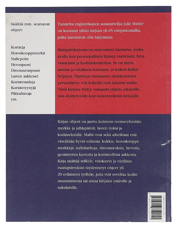 Ristipistotöitä : 65 nopeaa ja helppoa mallia - Hasler, Julie - Tietokirjat ja oppaat - 10105425619 - 1
