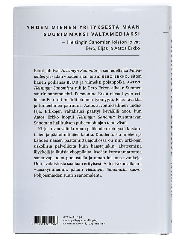 Loistavat Erkot : patruunat ja heidän päätoimittajansa - Blåfield, Antti - Elämäkerrat ja muistelmat - 10105425654 - 1