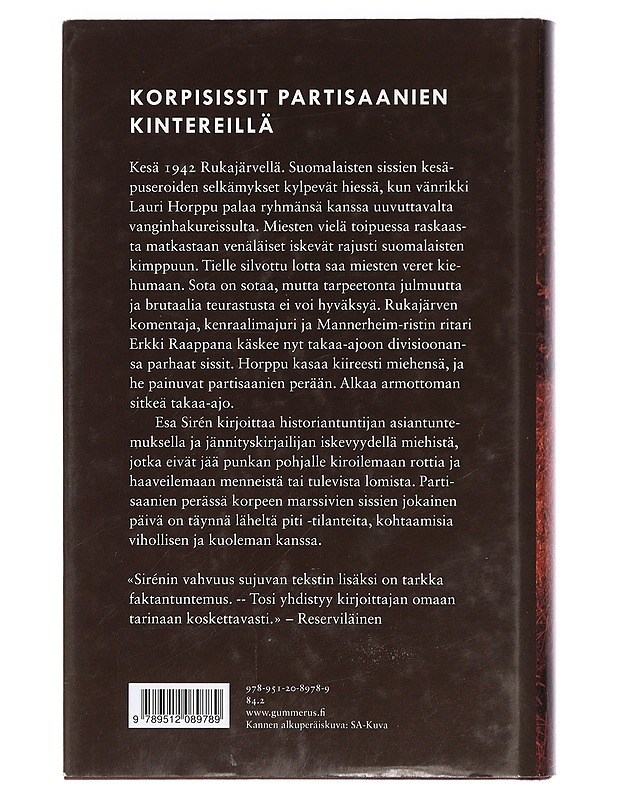 Rukajärven korpisissit - Esa Sirén - Romaanit ja novellit - 10105425678 - 1