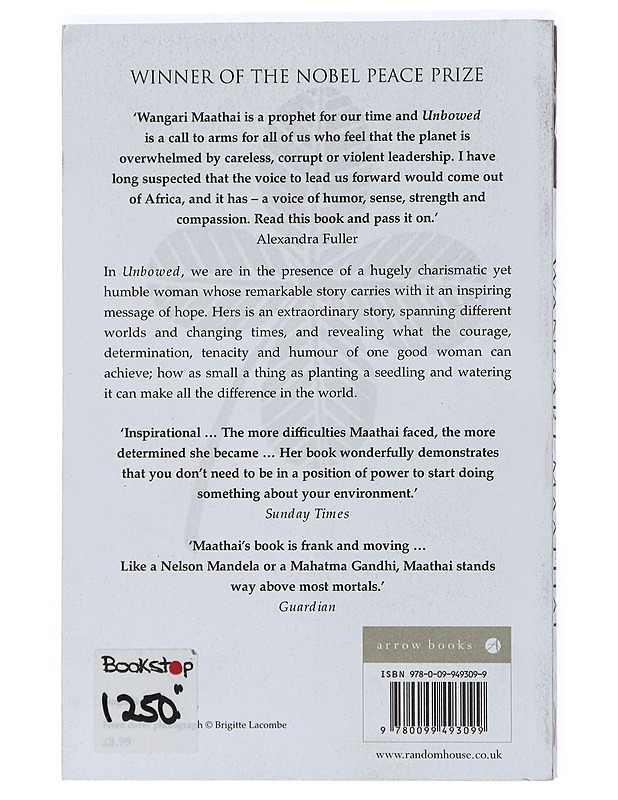 Unbowed , a memoir - Kaunokirjallisuus - 10105425720 - 1