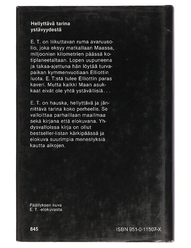 E. T. : Muukalainen avaruudesta - Kotzwinkle, William - Fantasia- ja scifi - 10105425727 - 1