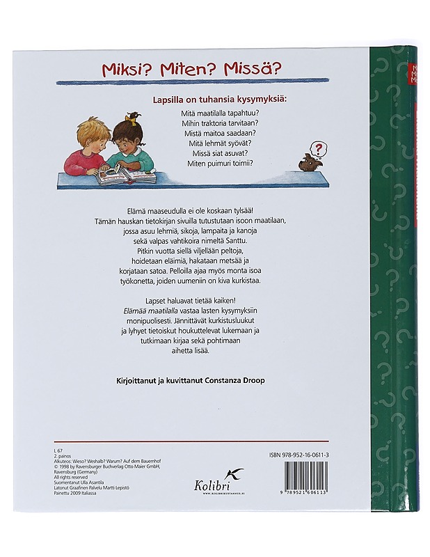 Elämää maatilalla - Droop, Constanza - Lastenkirjat - 10105425731 - 1