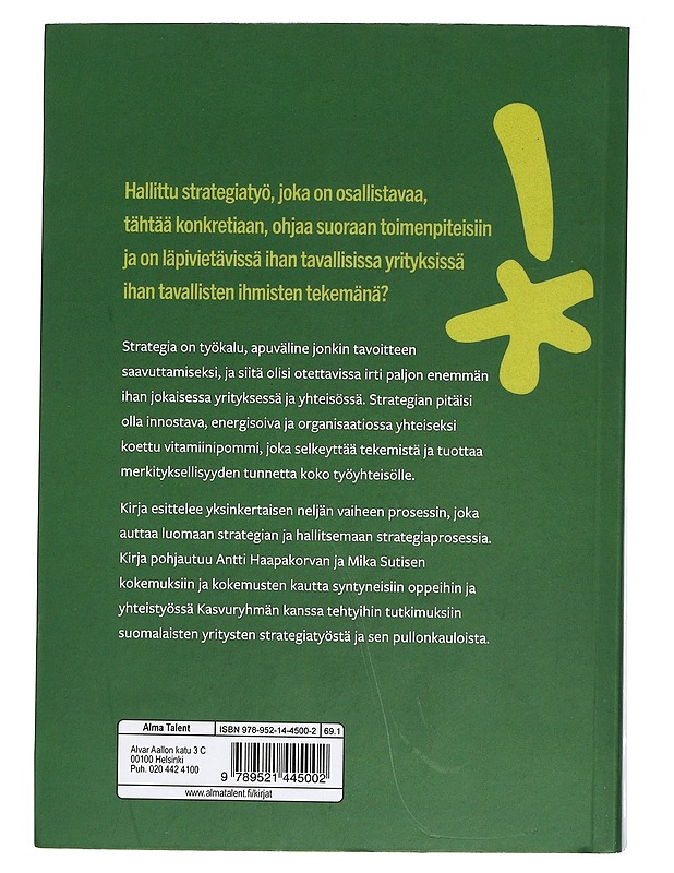 Pelastetaan strategia. Pöytälaatikosta päivittäiseksi työkaveriksi - Mika Sutinen - Tietokirjat ja oppaat - 10105425743 - 1