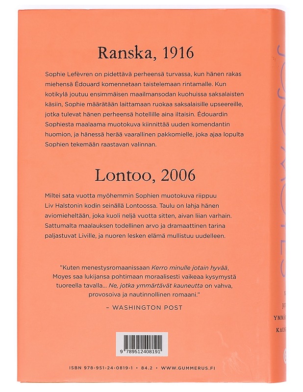 Ne, jotka ymmärtävät kauneutta - Moyes, Jojo - Romaanit ja novellit - 10105425776 - 1