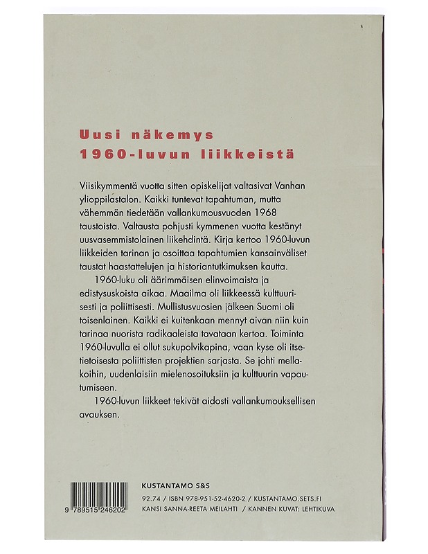 1968 : vallankumouksen vuosi - Monti, Anton - Historiakirjat - 10105425917 - 1