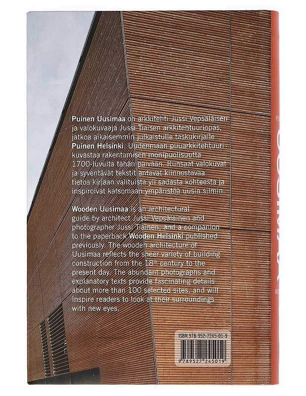 Puinen Uusimaa : arkkitehtuuriopas,  Wooden Uusimaa : guide to architecture - Jussi Vepsäläinen, Jussi Tiainen - Historiakirjat - 10105425974 - 1