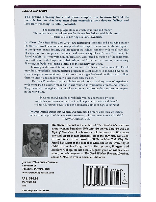 Women Can't Hear What Men Don't Say - Farrel, Warren - Tietokirjat ja oppaat - 10105425998 - 1