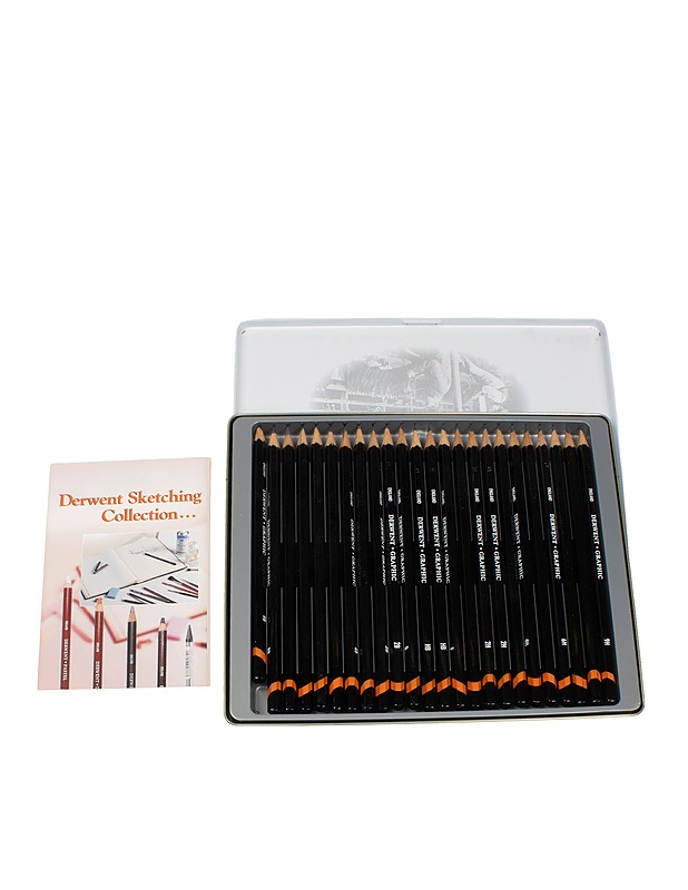 DERWENT Graphic lyijykynä, 24 kpk - Askartelu - 10105426051 - 1