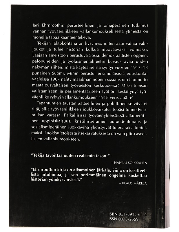 Sanan vallassa, vihan voimalla - Jari Ehrnrooth - Historiakirjat - 10105426064 - 1