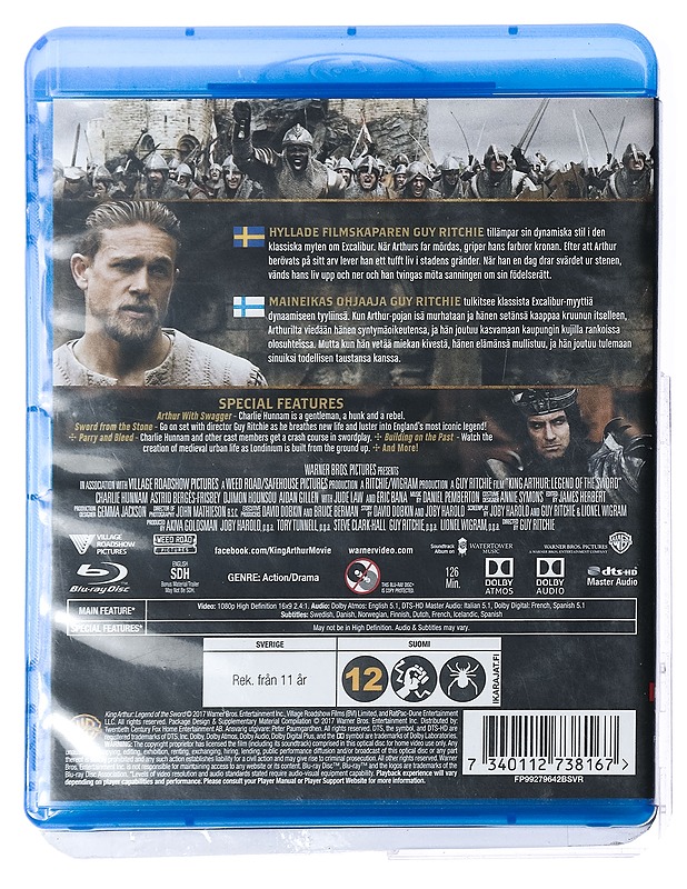 King Arthur: Legend of the sword - Blu-Ray - Blu-ray-levyt - 10105426132 - 1
