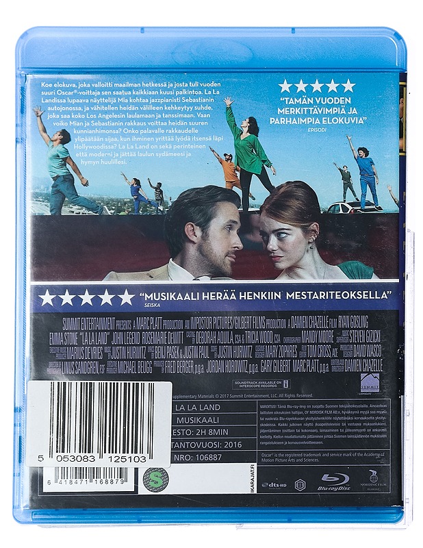 La La land - Blu-Ray - Blu-ray-levyt - 10105426141 - 1