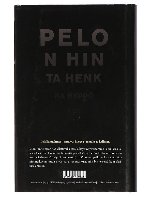 Pelon hinta - Henkka Hyppönen - Tietokirjat ja oppaat - 10105426170 - 1